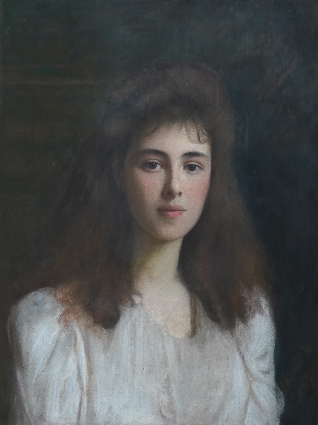 Ellis William Roberts, 1860-1930, A portrait of Geraldine Magniac (1874-1952), later Mrs Raymond Webber of Colworth House, Bedfordshire
